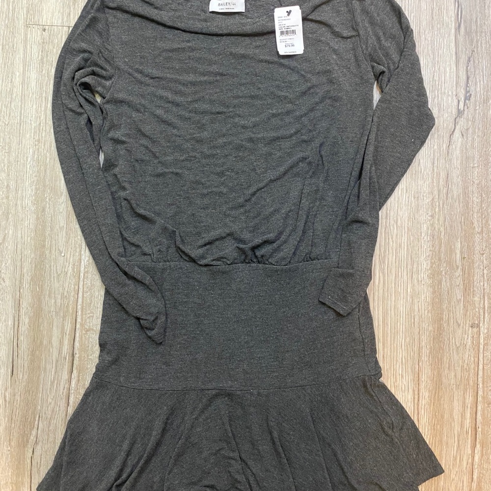 Bailey 44 XS grey mini dress